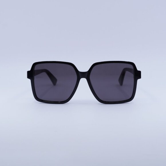 ?️ New Bottega Veneta BV1317SK 001 Sunglasses - Black Frame, Grey Lenses main image 9